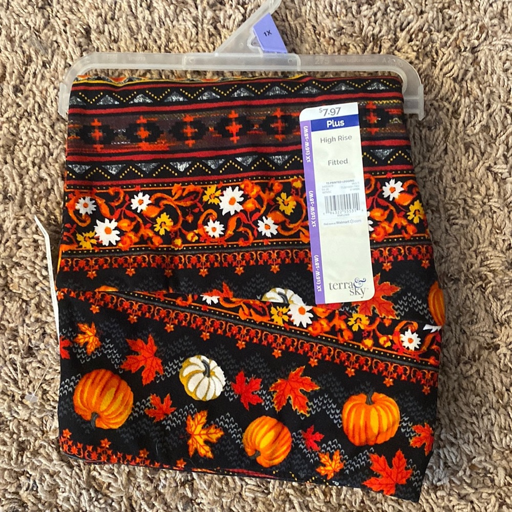 Fall Pumpkin Leggings